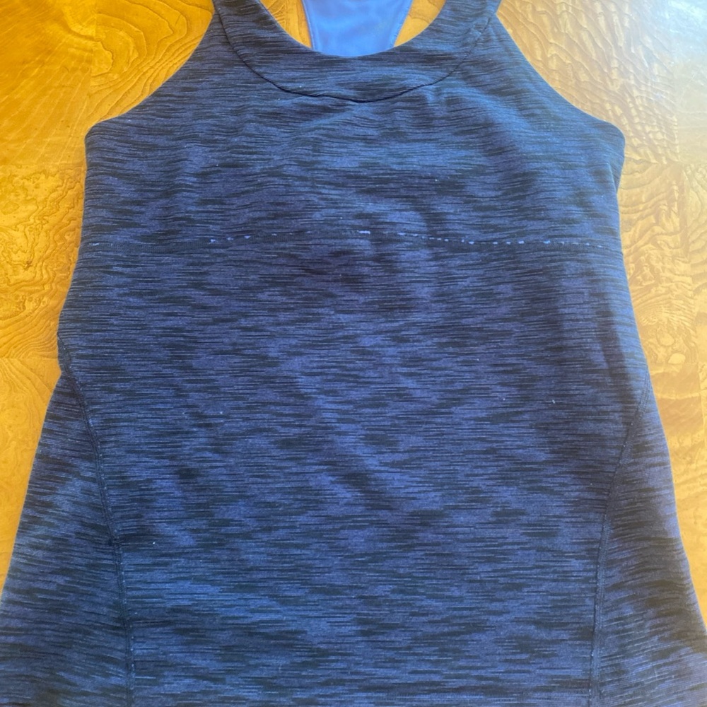 Anthropologie Lucy Women's Blue tank Top size~ large